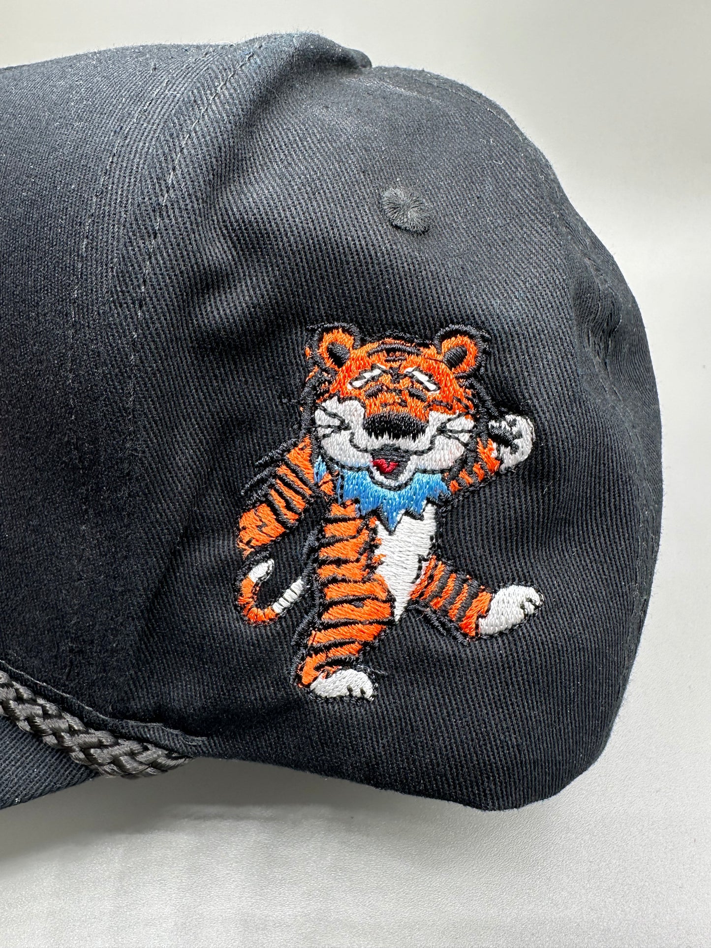 Inverted Auburn X Dancing Tiger Black Snapback Hat
