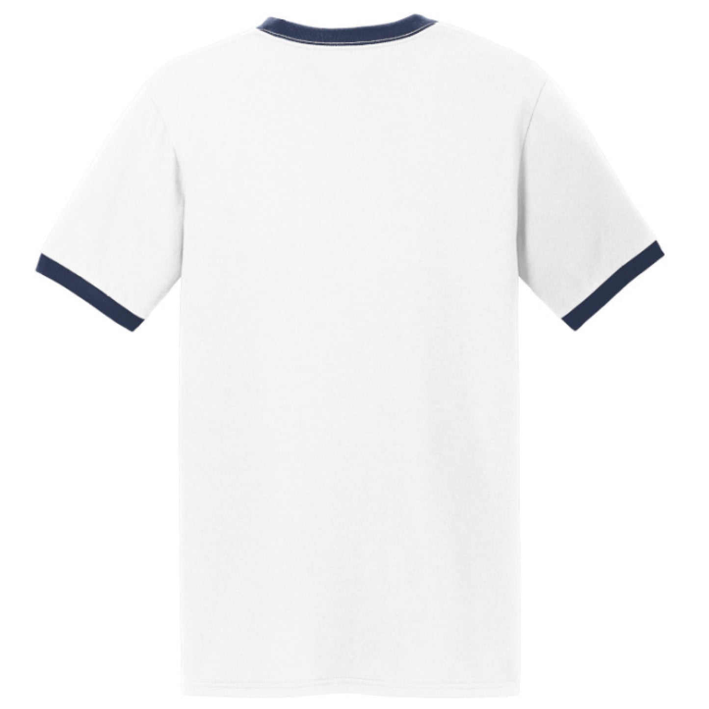 White/ Navy - BACK