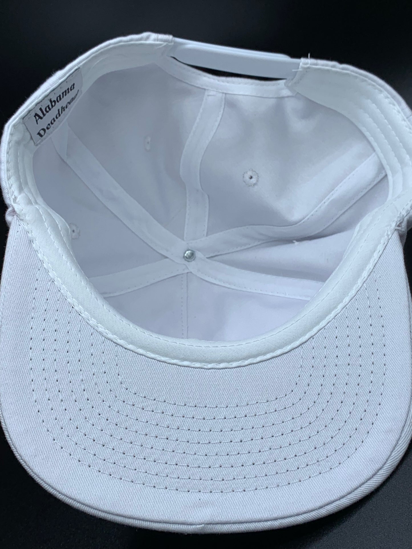 White Dead Head Elephant Snapback Hat