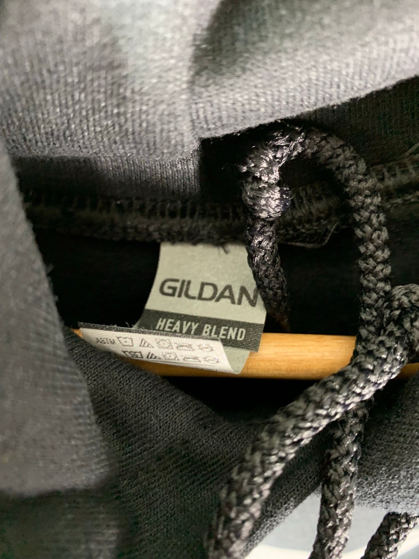 Dead Head Elephant Hoodie Sweatshirt - Black