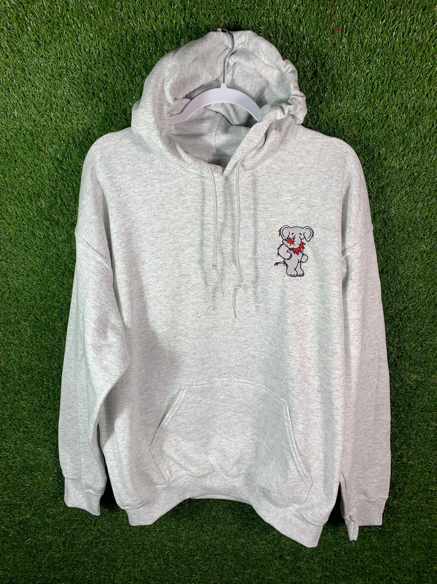 Dead Head Elephant Hoodie - Grey