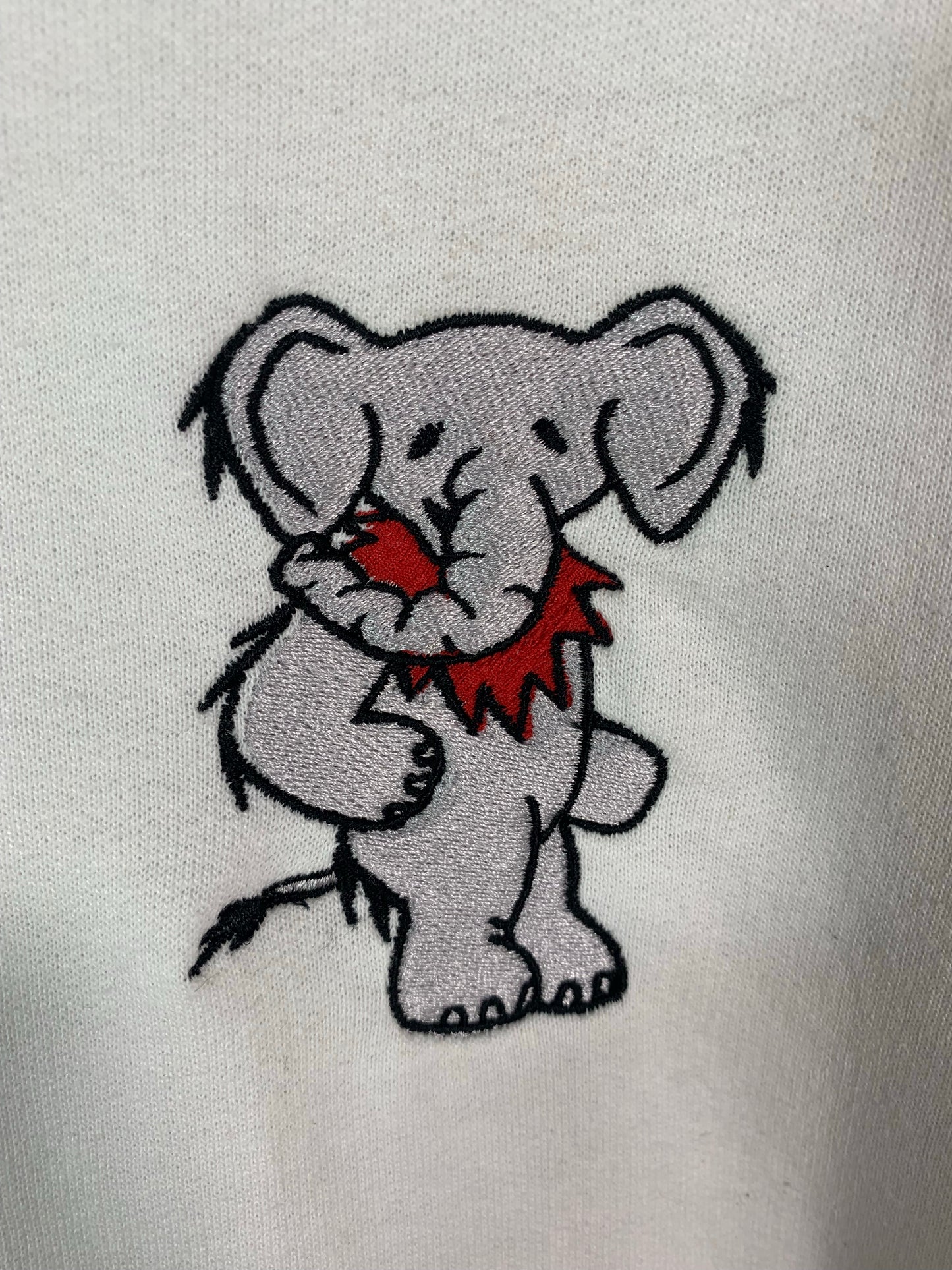 Dead Head Elephant Hoodie - White