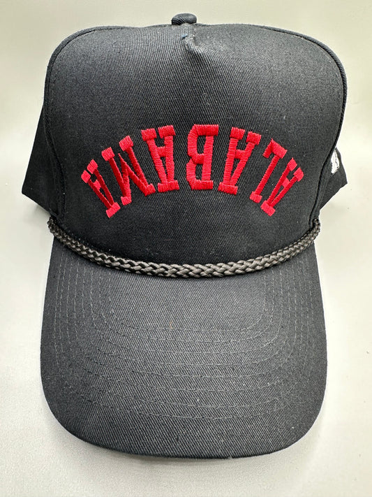 Inverted Alabama X Dancing Elephant Black Snapback Hat