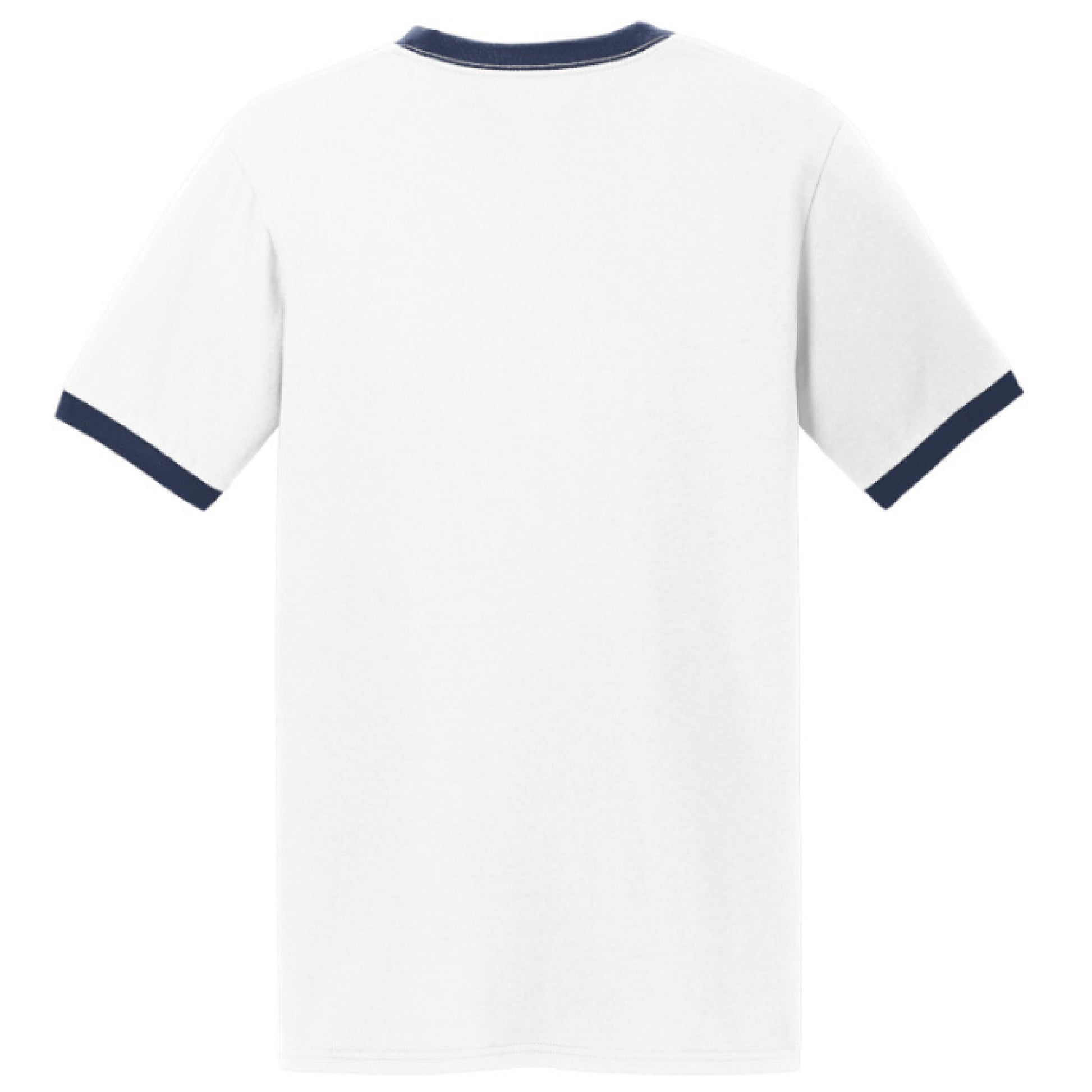 White/ Navy - BACK