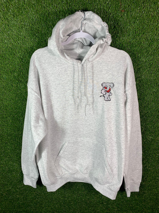 Dead Head Elephant Hoodie - Grey